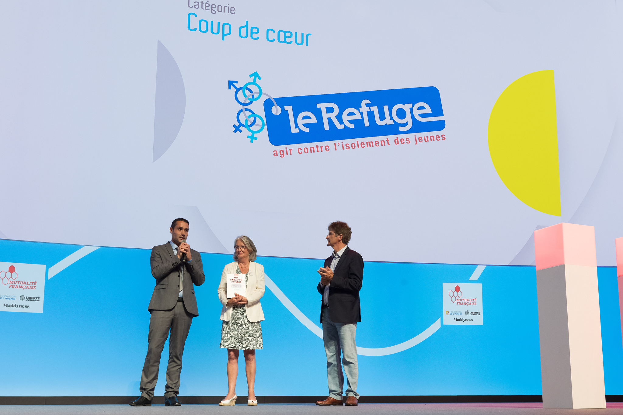 Prix Coup de cœur du congrès : l’association Le Refuge primée par le public