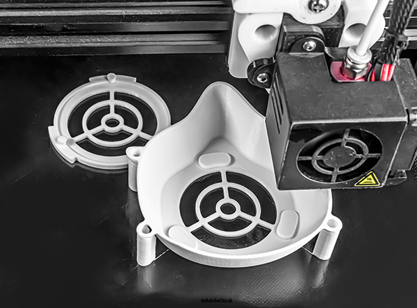 Covid-19 : des imprimantes 3D pour fabriquer en urgence du matériel hospitalier