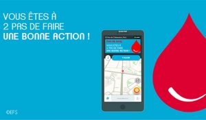 Don du sang : avec Waze, vous êtes à deux pas d’un site de prélèvement